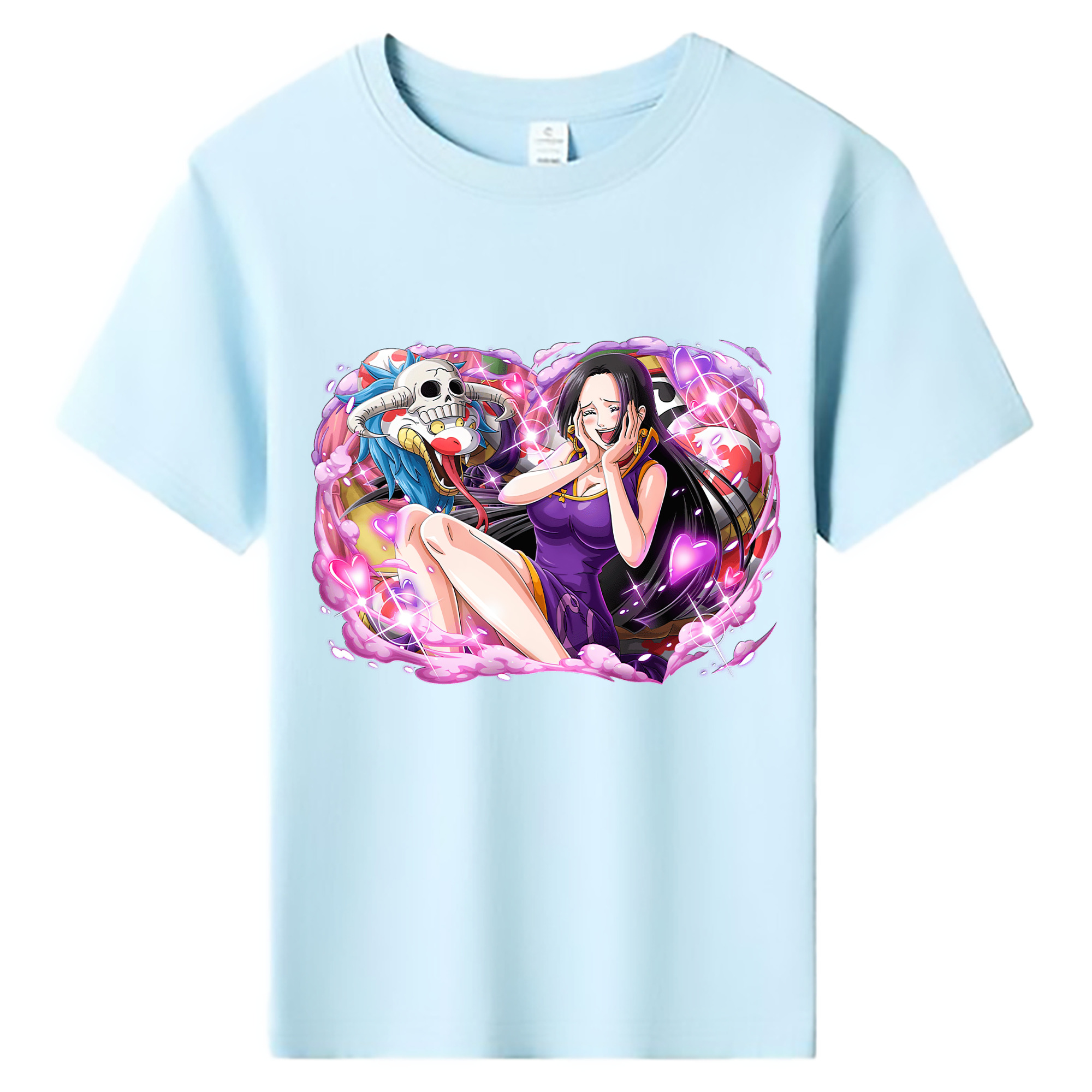 ワンピース ボア・ハンコック ONE PIECE Boa·Hancock 綿100％キッズTシャツ（フロントプリント）